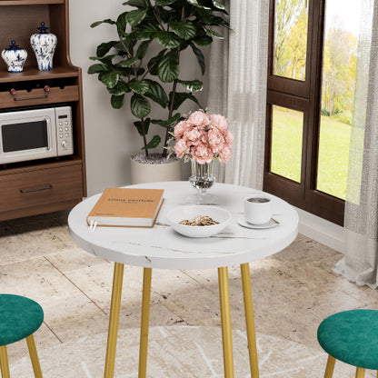 3-Piece Bar Table Set with 2 Bar Stools Modern Pub Table