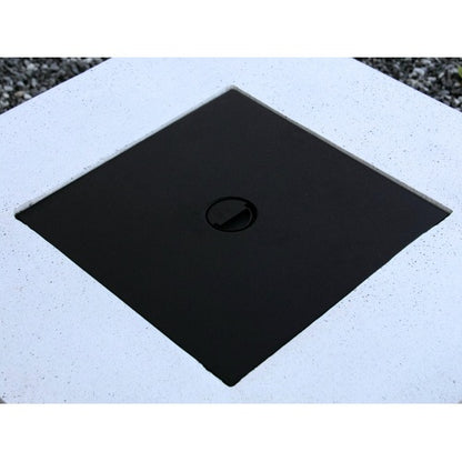 25" H Outdoor Patio Propane Gas Fire Pit Table - 50,000 BTU High-temperature-resistant carving process for environmentally friendly materials with the effect of charcoal grain