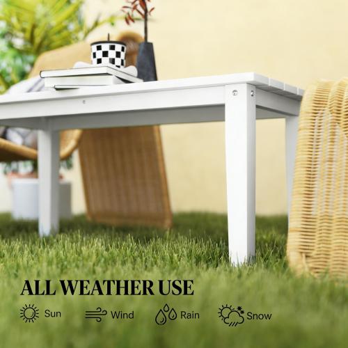 Outdoor Table,Rectangle Outdoor Coffee Table