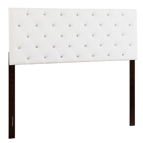Versatile White Adjustable Headboard