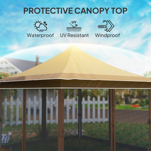 Adjustable Height Pop Up Tent,Canopy Tent with Mesh Netting,with Carry Bag,for Garden,Patio
