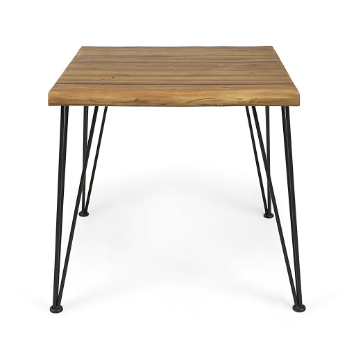 outdoor table WOOD AND METAL 32.5