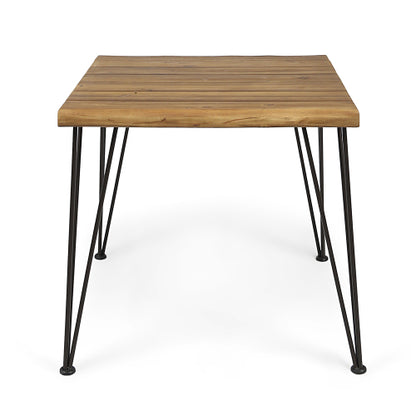 outdoor table WOOD AND METAL 32.5