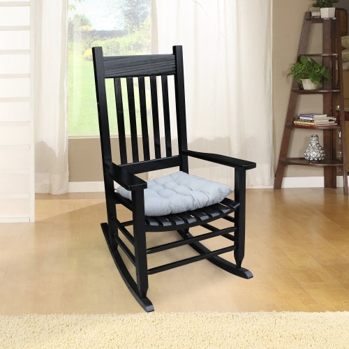 wooden porch rocker chair Black, without mat