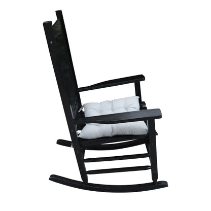 wooden porch rocker chair Black, without mat