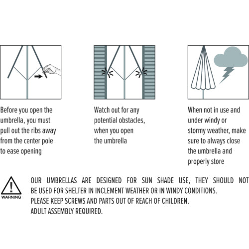 10 x 6.5ft Rectangular Patio Umbrella Outdoor Market Umbrellas with Crank and Push Button Tilt for Garden Swimming Pool Market