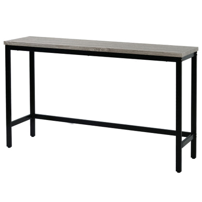 4-Piece Gray Counter Height Set, 60.2inch  Table & 3 Stools