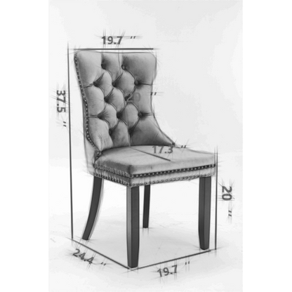 Set of 2 White PU + Pink Velvet Tufted Swivel Dining Office Chairs, Gold Metal Base Caster Wheels Height Adjustable