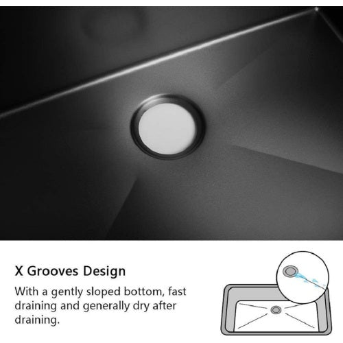 30" L X 18" W Undermount Kitchen Sink With Sink Grid