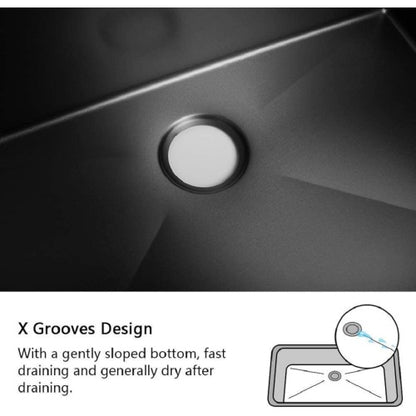 30" L X 18" W Undermount Kitchen Sink With Sink Grid