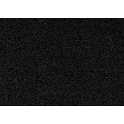 Black Faux Leather 2-Drawer Nightstand