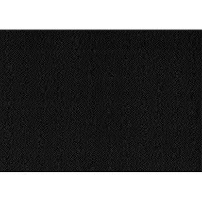 Black Faux Leather 2-Drawer Nightstand
