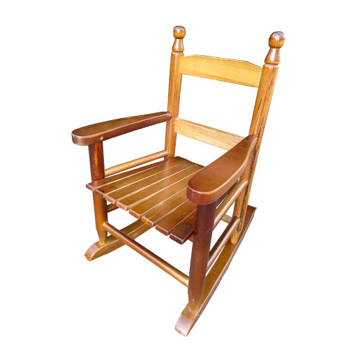 Children's rocking oak chair- Indoor or Outdoor -Suitable for kids-Durable