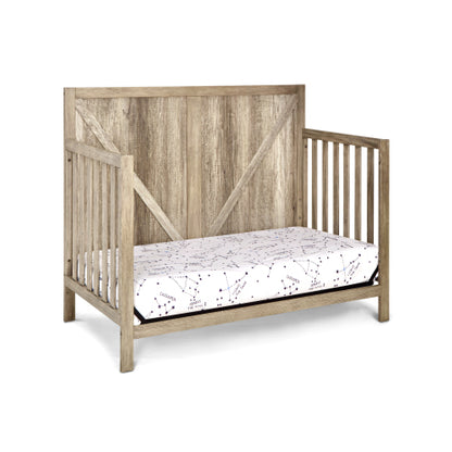 4-in-1 Convertible Crib Vintage Chestnut