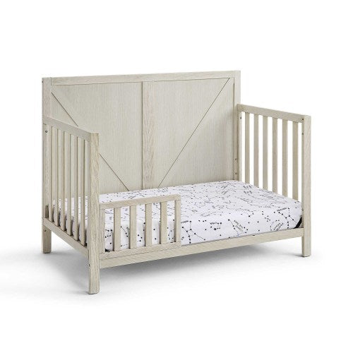 4-in-1 Convertible Crib Washed Gray