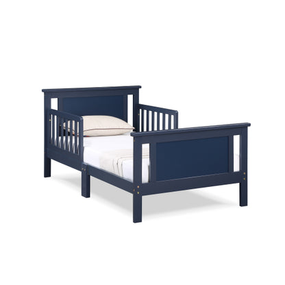 Reversible Panel Toddler Bed Midnight Blue/Vintage Walnut