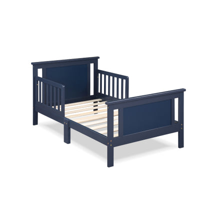 Reversible Panel Toddler Bed Midnight Blue/Vintage Walnut