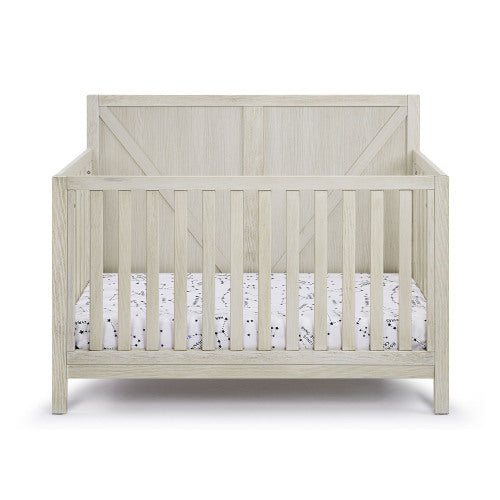 4-in-1 Convertible Crib Washed Gray