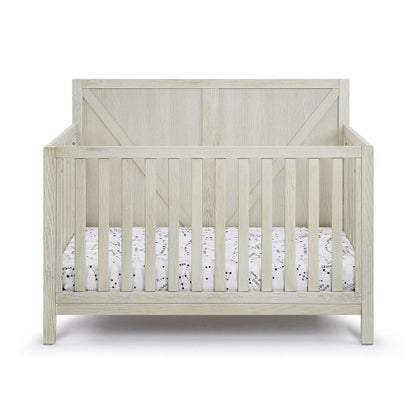 4-in-1 Convertible Crib Washed Gray