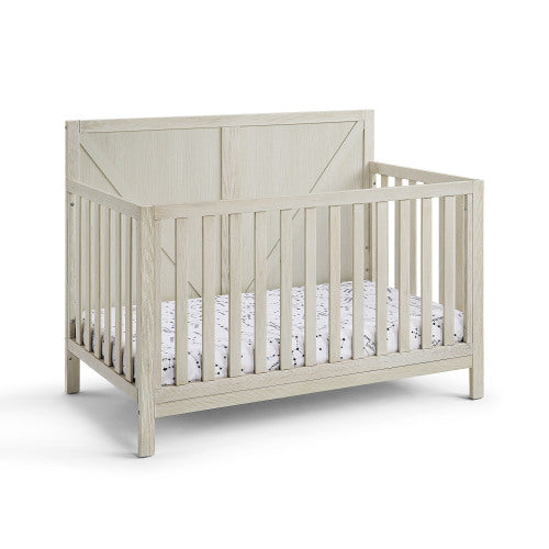4-in-1 Convertible Crib Washed Gray