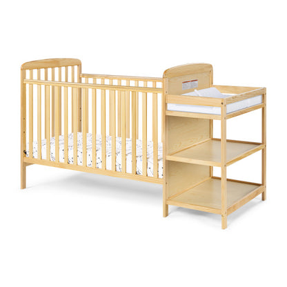 Crib and Changer Combo Natural