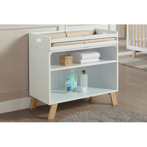 Multi Purpose Changing Table White/Natural