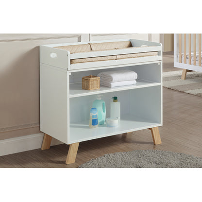 Multi Purpose Changing Table White/Natural