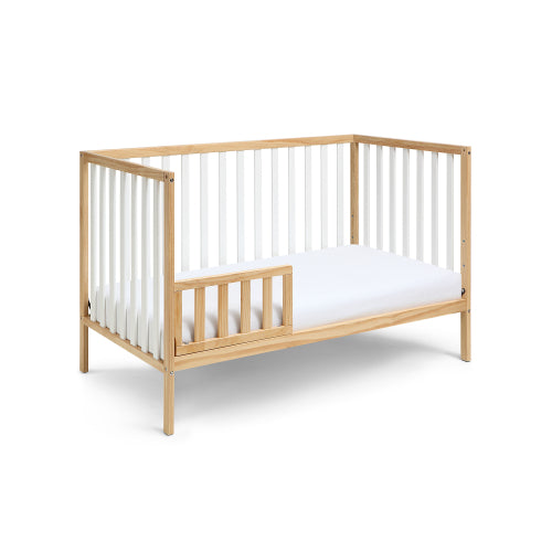 3-in-1 Convertible Island Crib Natural/White