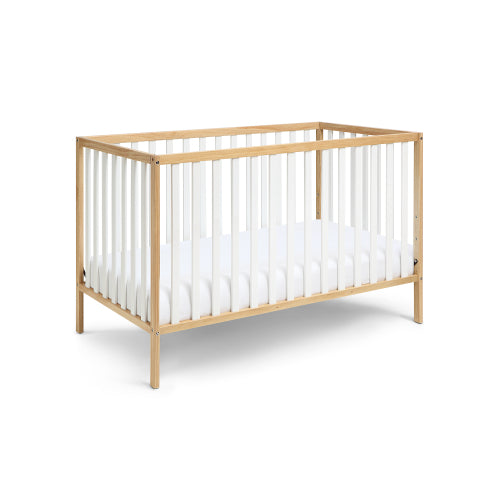 3-in-1 Convertible Island Crib Natural/White