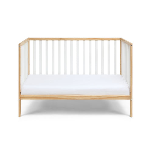 3-in-1 Convertible Island Crib Natural/White