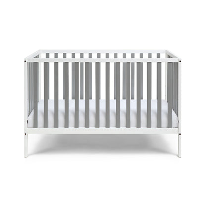 3-in-1 Convertible Island Crib White/Gray