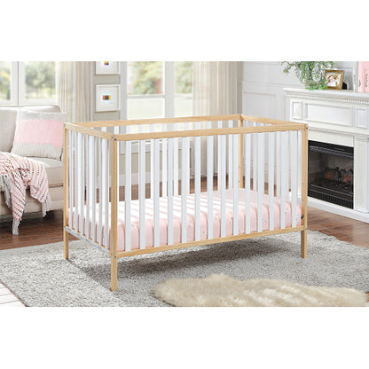 3-in-1 Convertible Island Crib Natural/White
