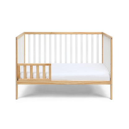 3-in-1 Convertible Island Crib Natural/White