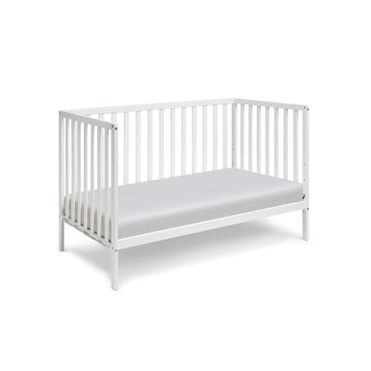 3-in-1 Convertible Island Crib White