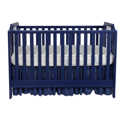 3-in-1 Convertible Island Crib Navy Blue
