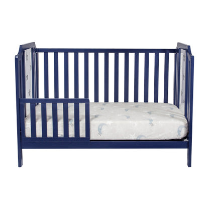 3-in-1 Convertible Island Crib Navy Blue