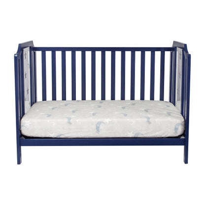 3-in-1 Convertible Island Crib Navy Blue