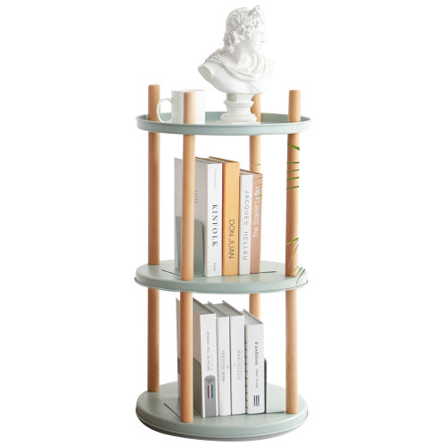 3 Tier 360 Degree Rotating Multi-functional Household Storage Book Display Rack