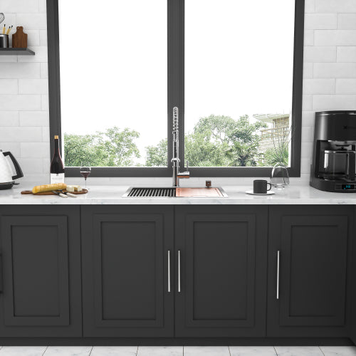 25 Inch Drop Kitchen Sink - 25 " x 22" x 10" Kitchen Sink Stainless Steel 16 Gauge Workstation Sink Drop-in Topmount Single Bowl Kitchen Sink