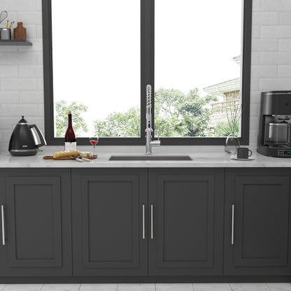 30 Inch Undermount Sink - 30"x18"x9" Undermount Stainless Steel Kitchen Sink 16 Gauge 9 Inch Deep Single Bowl Kitchen Sink Basin