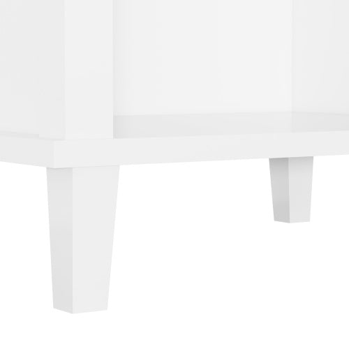 26.77''H Wooden Nightstand with One Drawer One Shelf for Kids, Adults, Pink+Golden handle