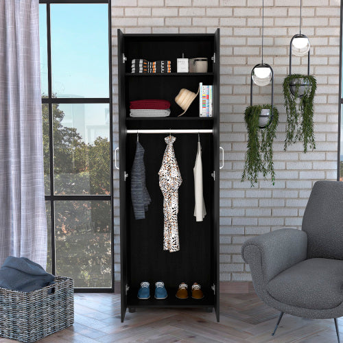 2-Shelf Rectangle Armoire