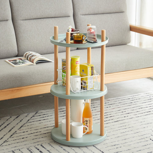 3 Tier 360 Degree Rotating Multi-functional Household Storage Book Display Rack