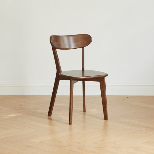Set of 2 FAS Grade North American Solid Oak Dining Chairs, Unupholstered Solid Wood Side Chairs