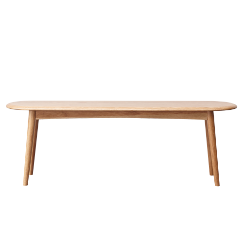 Natural Oak Wood for Dining Bench Table Bench for Living Room