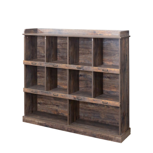 10-Cubby Large Open Bookcase 53.15¡Á11.81¡Á47.24 Inch, 15mm Particle Board Home Storage Display Cabinet