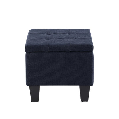 Large Storage Ottoman Bench Set, 3 in 1 Combination Ottoman, Tufted Ottoman Linen Bench for Living Room, Entryway, Hallway, Bedroom Support 250lbs