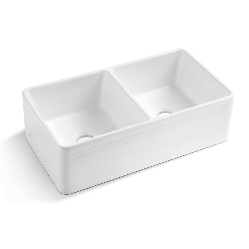 Farmhouse/Apron Front White Ceramic Kitchen Sink