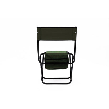 2-piece Folding Outdoor Chair with Storage Bag, Portable Chair for indoor, Outdoor Camping, Picnics and Fishing,Green