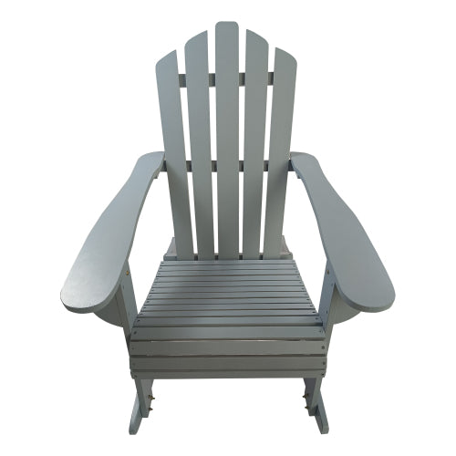 Reclining Wooden Outdoor Rocking  chair,walnut